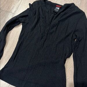 Black Long Sleeve Top